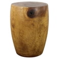 thumbnail image 1 of Strata Furniture 20x15" Traditionnel Singe Pod Bois Merlot Fin Table en Chêne, 1 of 6