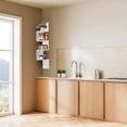 thumbnail image 6 of Sorbus 5-Tier Floating Corner Wall Shelf, Zigzag Bookshelf, Space-Saving Storage, White, 6 of 6