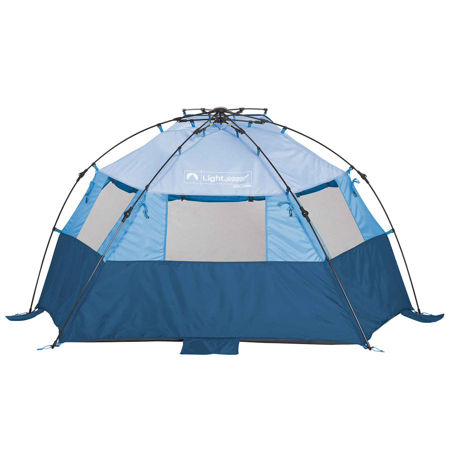 Lightspeed Outdoors Quick Cabana Beach Tent, Sun Shelter, Blue Tide