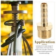thumbnail image 3 of CTIRCHIU 4 Pcs Raccord de Tuyau Mâle en T pour Compresseurs d'Air, 3 of 8