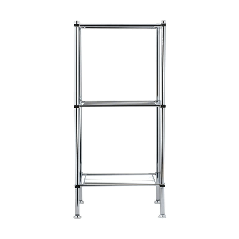 3ft Long X 32mm Résistant Tringle Support Mural Chrome Vêtement Suspendu Rack