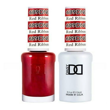 DND 689 Red Ribbons Gel & Matching Polish Set - DND Gel & Lacquer