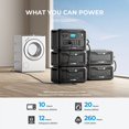 BLUETTI AC300+B300K 3072Wh LiFePO4 Power Station, 3000W Expandable Solar Generator for Camping, RV Travel, Home Backup, Power Outage