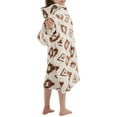 thumbnail image 6 of TSEXIEFOOFU Mother Daughter Wearable Blanket Hoodie, Family Matching Long Sleeve Hooded Oversized Loungewear with Pocket, 6 of 9