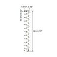 thumbnail image 2 of Unique Bargains Hardware 0.22" OD x 0.02" Wire Dia x 1.6" Long Compression Spring 20Pcs, 2 of 3