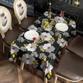 thumbnail image 2 of Pioneer Flower Floral Print Pattern Rectangle Tablecloth 60"x120", Waterproof Polyester Table Cloth, Wipeable Spillproof for Dining Camping Indoor Outdoor, 2 of 6