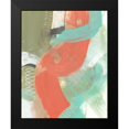 thumbnail image 2 of Goldberger, Jennifer 12x14 Black Modern Framed Museum Art Print Titled - Coral Whimsy I, 2 of 5