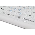 thumbnail image 4 of SaniType 'Blue Connect' Professional-grade Rigid Silicone Washable Wireless Bluetooth®; Keyboard with ON/OFF Switch (BT) (White) | KBSTRBT99Si-W, 4 of 9