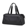 thumbnail image 2 of Bolsa de gimnasio con compartimento para zapatos y bolsillo húmedo, resistente al agua, de poliéster, práctica bolsa de lona, bolsa de gimnasio para, 2 of 8