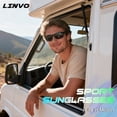 thumbnail image 2 of LINVO Men’s Sports Polarized Sunglasses, Wrap-Around Sun Glasses for Cycling, Fishing, Hiking & Driving, UV400 Protection, 2 of 7