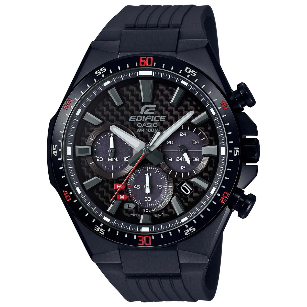 casio edifice solar powered chronograph
