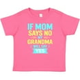 thumbnail image 3 of Inktastic If Mom Says No, My Grandma Will Say Yes Boys or Girls Baby T-Shirt, 3 of 5