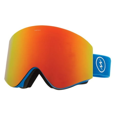 Electric Unisex EGX Snowboard Ski Goggles - Royal Blue/Red Chrome Lens