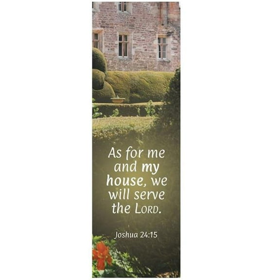 B&H Publishing 36334X As For Me & My House Joshua 24-45 Bookmark - Pack of 25