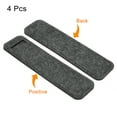 thumbnail image 3 of Uxcell Felt Pencil Case Mini Pen Pocket Protector Sleeve Pouch, Dark Gray 4 Pack, 3 of 5