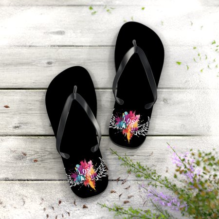 

Los Angeles LA Unisex Flip Flops summer shoes sandals beach shoes