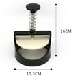 thumbnail image 3 of Qiopertar Clearance Home Decor Burger Press Hamburger Press Patty Maker Perfectly Kitchen under $2 Saving Up To 99% Off, 3 of 5