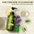 thumbnail image 5 of Thickening Shampoo With Ginger Extract, Repairs, Strengthens All Hair Types With Argan Oil, Adds Shine, 16 fl oz, 5 of 11