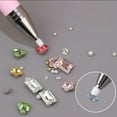 thumbnail image 2 of Auto-Fill Wax Pen for Nail Art & Crafts, Rotating Diamond Dotting Tool with Self-Adhesive Wax, 2 of 6