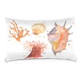 thumbnail image 1 of EREHome Shell Throw Pillow Case Vintage Cushion Cover 20x30 inches, 1 of 4
