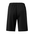 thumbnail image 5 of Zylarhe Casual Pants for Men Men's Casual Mid Waist Shorts Pant Solid Splice Pocket Drawstring Knee Length Shorts Casual Loose Fashion Pant Short Size 50 Pants for Men, 5 of 7