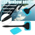 thumbnail image 2 of Car Cleaning Brush Exterior, Windshield Cleaning Brush, Microfiber Car Windshield Cleaner Tool, Microfiber Window Cleaner, Car Windshield Cleaner, Car Window Cleaner Tool Light blue, 2 of 5