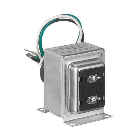 Heath Zenith 16VAC/30VA Lock Nut Wired Transformer Compatible with Most Smart Video Doorbells and Any Wired Chimes and Buttons