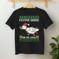 thumbnail image 2 of Festive Goose On The Loose Ugly Christmas Sweaters – T-Shirt, Hoodie & Sweatshirt – Holiday Humor – Family Gatherings, 2 of 6