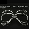 thumbnail image 5 of TR90 Adjustable Myopia Ski Goggle Insert Frame - Universal Near-Sight Adapter for Outdoor Sports, Secure Slide-On Design, Durable Impact-Resistant Material, Comfortable Fit for Various Face Sizes,, 5 of 5