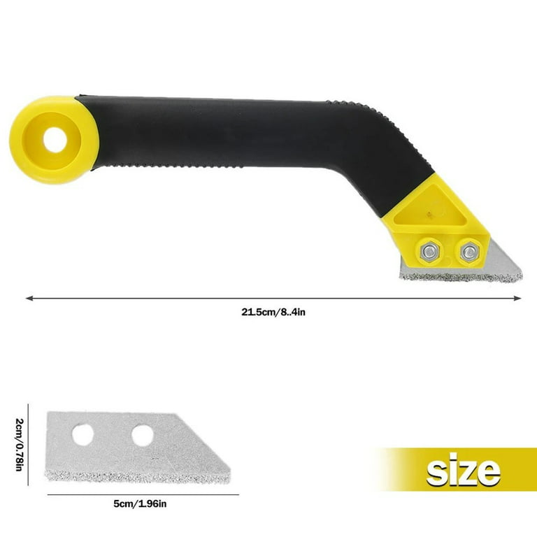 Coitak Tile Grout Saw Angled Grout Saw with 3 Pieces Extra Blades  Replacement, Grout Removal Tool for Tile Cleaning