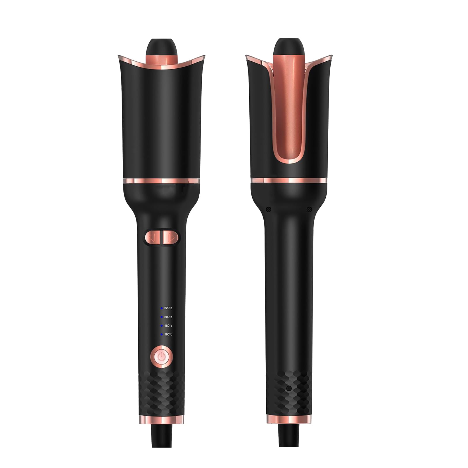 Generic Curling Iron Automatic Curling Iron 4 Adjustable Temperature Hair Curler Anti Scald Anti Tangling Auto Shut Off Curling Iron Beige