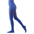 thumbnail image 3 of MeMoi Women's Perfectly Opaque Control Top Tights - Womens - Female, S-M, Evening Blue, 3 of 11