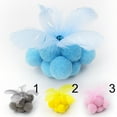 thumbnail image 3 of Cat Plush Ball Interactive Faux Feather Cat Play Ball Kitten Ball Toy with Bell, 3 of 10