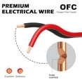 thumbnail image 5 of 100FT 22/2 Red Black Extension Cord, 22AWG OFC 12V/24V DC Wire for LED Strips Lamp Lighting, Hookup Wire$$Tools & Hardware Other, 5 of 7