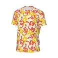 thumbnail image 6 of Wukai Snake Print Men's Short-Sleeved Mesh T-Shirt,Quick-Dry Short Sleeve Workout T-Shirt-5X-Large, 6 of 8