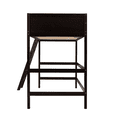 thumbnail image 6 of Tcbosik Loft Bed Twin Size with Ladder and Guardrail, Wood Bed Frame for Bedroom, Espresso, 6 of 9