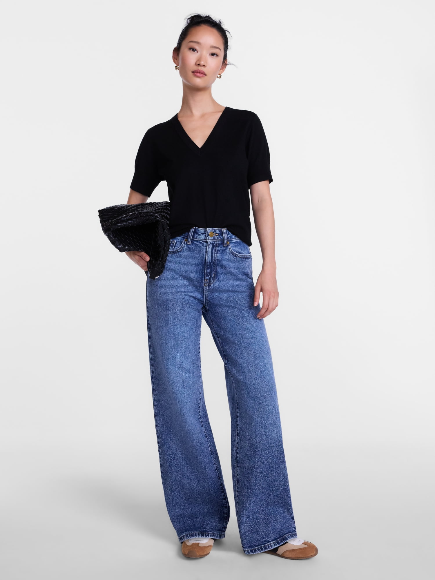 Scenario Women's Wide Leg Jeans, Sizes 0-20