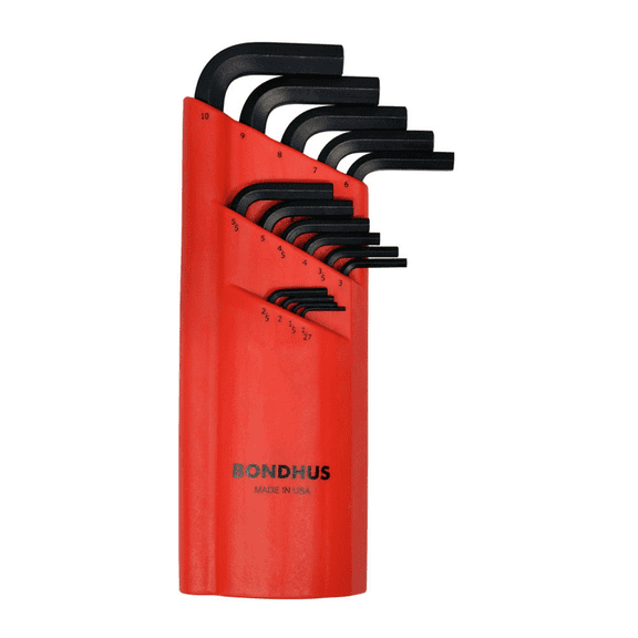 Bondhus 12195 15-Piece Hex L-Wrench Set