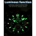 thumbnail image 2 of OLEVS Men Watches Waterproof Luminous Multi-function Sport Blue Quartz Wristwatch Silicone Strap Gift Box, 2 of 10