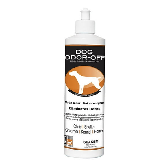 Thornell Dog Odor-Off Pet Odor Eliminator Soaker Bottle – 16 oz Ready to Use Dog Carpet Cleaner Soaker – Dog Urine Carpet Cleaner for Home, Glandular Secretions, Feces Odors on Carpet, Cages, & More