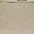 thumbnail image 4 of 18" Parchment Biege Throwback Oval Linen Lampshade, 4 of 5