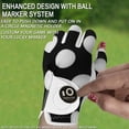 thumbnail image 4 of FINGER TEN Golf Gloves Women Left Right Hand Leather with Ball Marker Value Pack, Colored Glove for Ladies Right Left Handed Golfer All Weather Grip, 4 of 7