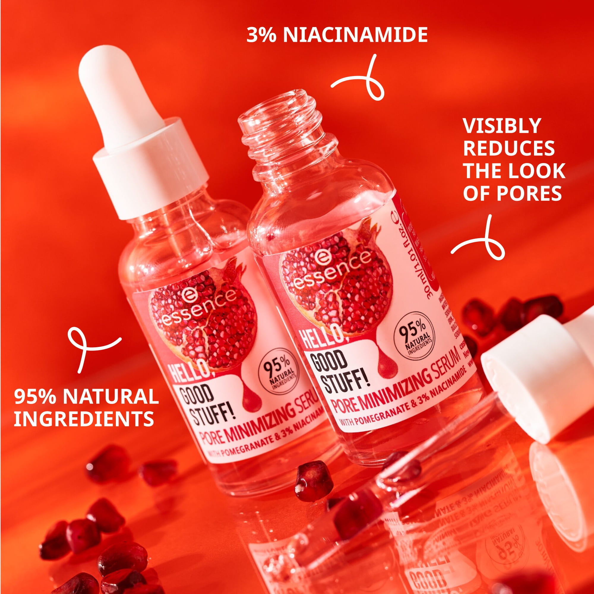 essence Hello, Good Stuff! Pore Minimizing Serum, 1.01 fl oz