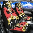 thumbnail image 2 of Binienty Sunflower Ladybug Car Seat Covers Front Seats Stretchy Cute Automotive Seat Covers For Car Bucket Seats Universal Auto Accessories for Women Girly, 2 of 7