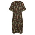 thumbnail image 4 of Bigfoot Forest-vestido holgado con bolsillos para mujer ropa de verano, 4 of 6