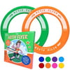 Best Kids Ring Frisbees [Green/Orange] Play Ultimate Toss Games with Friends and Family Outdoors - Indoor Gym Flying Disc Toys for Top Frisby Golf - Sports Christmas Gifts & Birthday Presents Frisbie