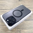 thumbnail image 1 of Translucent Matte Case For iPhone 16 15 14 13 12 11 Pro Max Mini Plus 16Pro 15Pro For Magsafe Charge Anti-fingerprint Full Cover Black For iPhone 14, 1 of 5