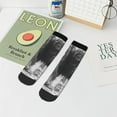 thumbnail image 7 of Pofeuu Heroic Lion Encounter Print 30cm Socks, Adult Running Hiking Socks for Youth and Adult, 7 of 7