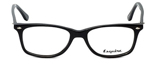 Esquire Designer Reading Glasses EQ1508 in Black 51mm with Case +0.25