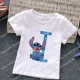thumbnail image 3 of Nueva camiseta con letras ABCD de Stitch para niños, camisetas con combinación de nombres, camisetas de dibujos animados Kawaii, ropa informal para niños y niñas, camisetas Harajuku para niños y niñas, 3 of 5